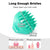 HEETA Shampoo Brush, 2-Pack Upgraded Wet and Dry Hair Scalp Massager Brush with Soft Silicone Hair Brush for Women, Men, Pets