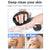 EETA Hand-Held Body Shower Brush Soft Silicone Body Scrubber for Brushing Gentle Exfoliating Bath Cleansing Brush Bath Brush for Men Women Kids All Kind of Skin