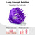 HEETA Shampoo Brush, 2-Pack Upgraded Wet and Dry Hair Scalp Massager Brush with Soft Silicone Hair Brush for Women, Men, Pets