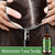 HEETA 2pcs Hair Scalp Massager Shampoo Brushes & 2pcs Hair Essential Argan Oils 2oz Set, Waterproof Hair Scrubber to Remove Dandruff, Organic Rosemary Oil for Wet Dry Hair (Black & Pink)
